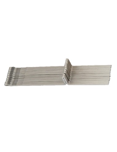 Outlet 20 Unidades Agujas Frontura Adicional Tricotosa Silver SR-860